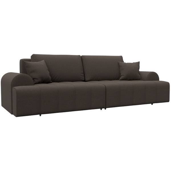 

Диван прямой Лига-080 (ДСП/Пластик/Рогожка/Коричневый) Лига Диванов 131110, Лига-080 131110