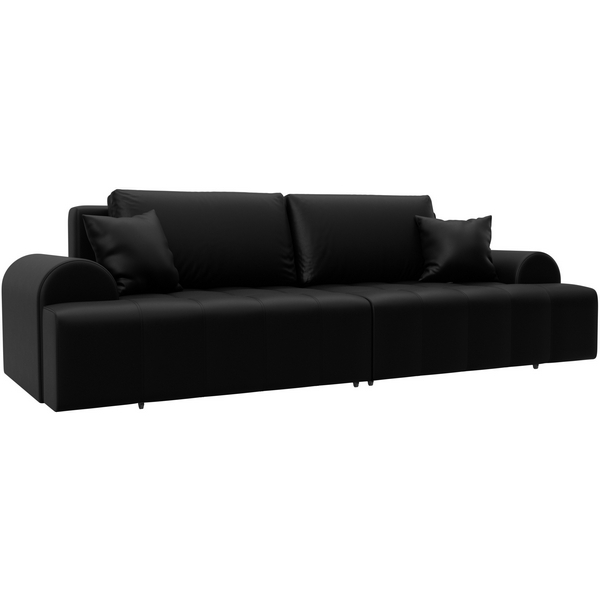 

Диван прямой Лига-080 (ДСП/Пластик/Экокожа/Черный) Лига Диванов 131122, Лига-080 131122