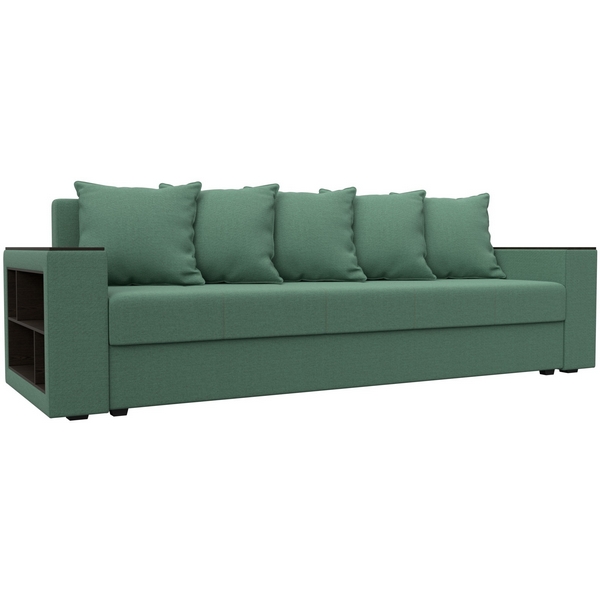 

Диван прямой Дубай Лайт полки слева (ДСП,ЛДСП/Пластик/Рогожка/Зеленый) Лига Диванов 132284L, Дубай 132284L