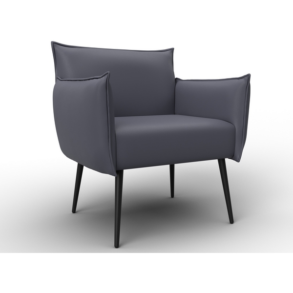 

Кресло Лига-083 (Фанера/Металл/Экокожа/Серый) Лига Диванов 132316, Лига-083 132316