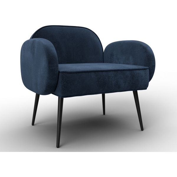 

Кресло Лига-086 (Фанера/Металл/Велюр/Синий) Лига Диванов 132438, Лига-086 132438