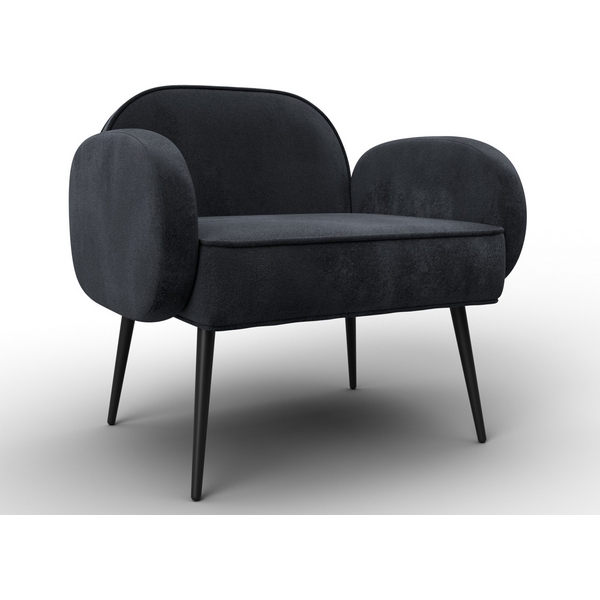 

Кресло Лига-086 (Фанера/Металл/Велюр/Темно-серый) Лига Диванов 132440, Лига-086 132440