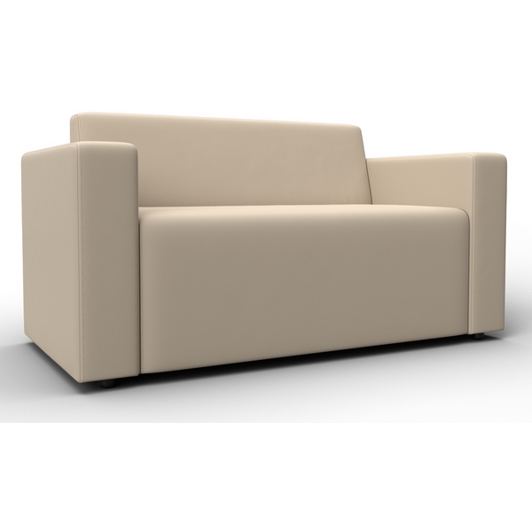 

Диван прямой Лига-093 (ДСП,Брус,Фанера/Пластик/Экокожа/Бежевый) Лига Диванов 132456, Лига-093 132456