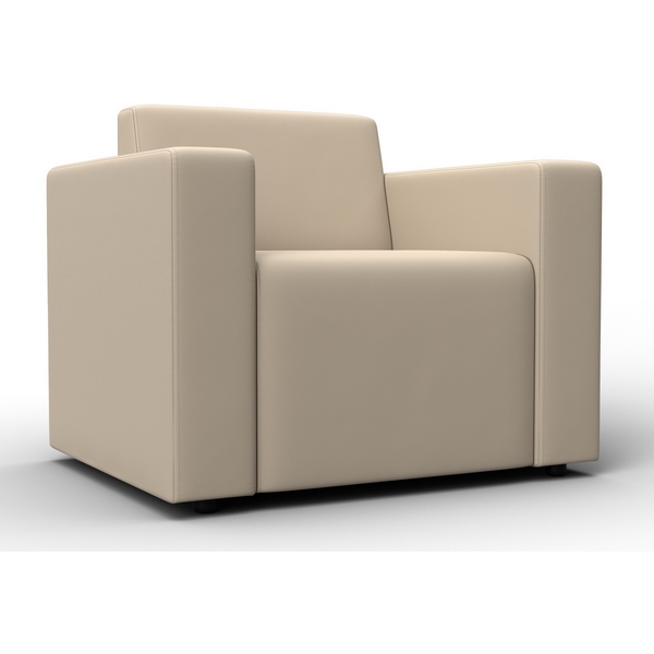 

Кресло Лига-093 (ДСП,Брус,Фанера/Пластик/Экокожа/Бежевый) Лига Диванов 132465, Лига-093 132465