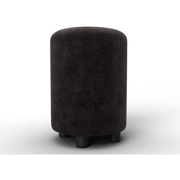 Изображение товара Пуф 001 Лига Диванов - уютный мягкий пуфик из велюра в коричневом цвете