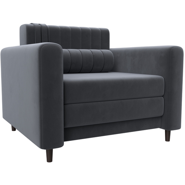 

Кресло Лига-070 (ЛДСП,Брус,Фанера/Дерево/Велюр/Серый) Лига Диванов 132559, Лига-070 132559