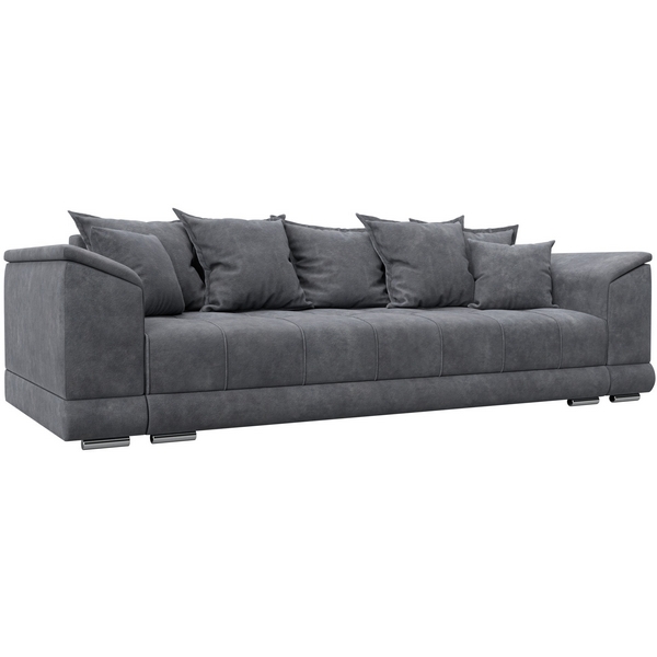 Изображение товара Диван прямой НордСтар НПБ от Лига Диванов Темно-серый для гостиной