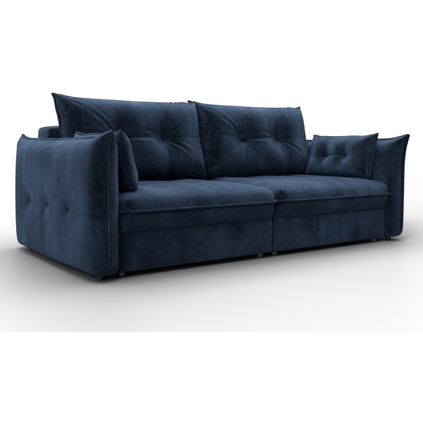 

Диван прямой Лига-100 НПБ (ДСП,Фанера/Пластик/Велюр/Синий) Лига Диванов 133655, Лига-100 133655