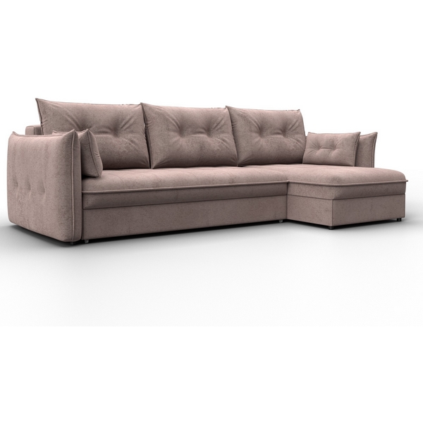 

Диван угловой Лига-100 НПБ угол универсальный (ДСП,Фанера/Пластик/Велюр/Бежевый) Лига Диванов 133664, Лига-100 133664