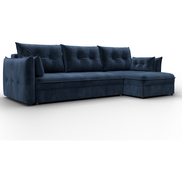 

Диван угловой Лига-100 НПБ угол универсальный (ДСП,Фанера/Пластик/Велюр/Синий) Лига Диванов 133665, Лига-100 133665