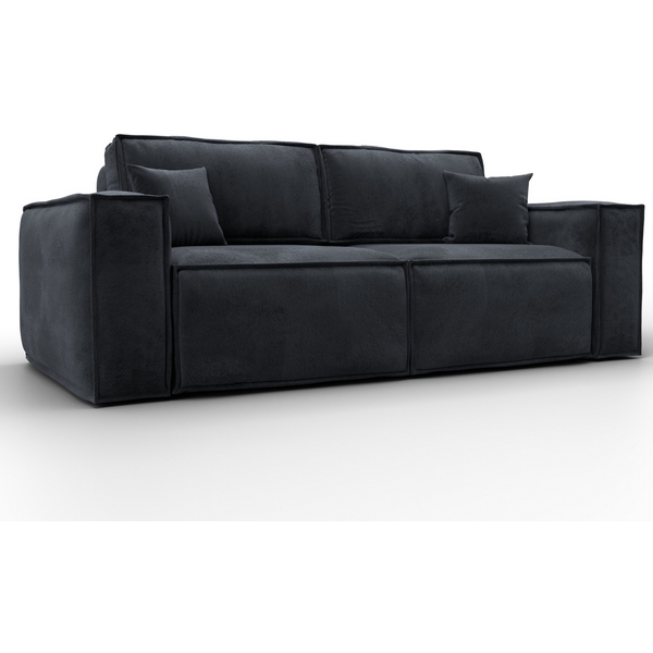 

Диван прямой Лига-081 НПБ (ДСП/Пластик/Велюр/Темно-серый) Лига Диванов 134138, Лига-081 134138