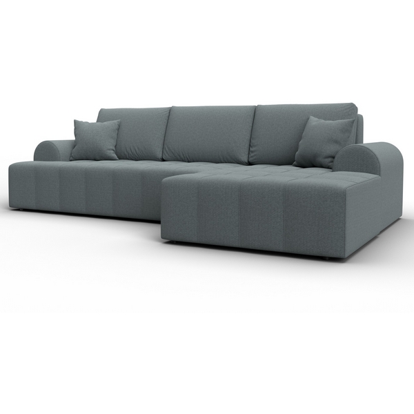 

Диван угловой Лига-080 угол правый (ДСП/Пластик/Рогожка/Серый) Лига Диванов 134742, Лига-080 134742