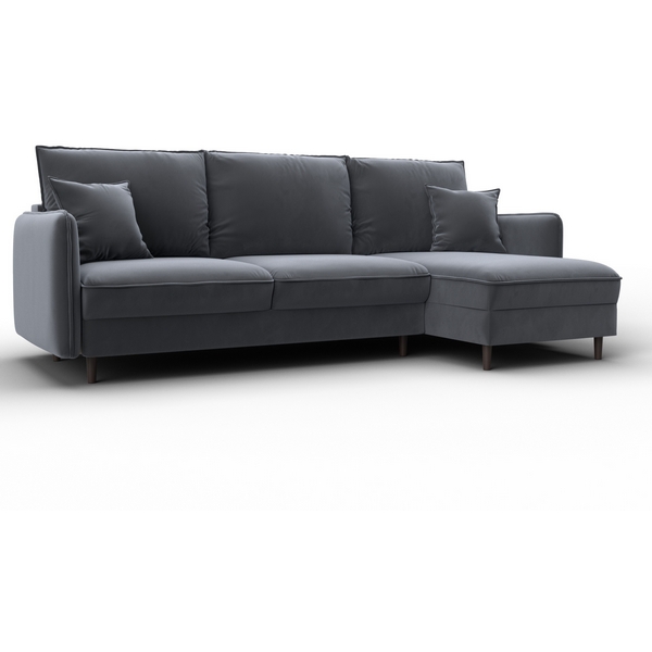 

Диван угловой Лига-064 НПБ угол универсальный (ДСП/Дерево/Велюр/Серый) Лига Диванов 134772, Лига-064 134772