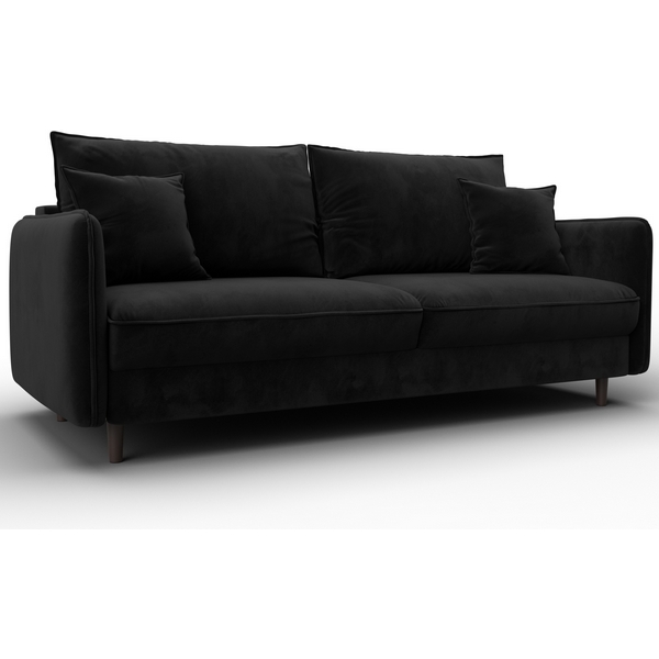 

Диван прямой Лига-064 НПБ (ДСП/Дерево/Велюр/Черный) Лига Диванов 134780, Лига-064 134780