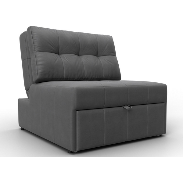 

Кресло-кровать Лига-107 (80) (ЛДСП,Брус,Фанера,Замша/Серый) Лига Диванов 134948, Лига-107 134948