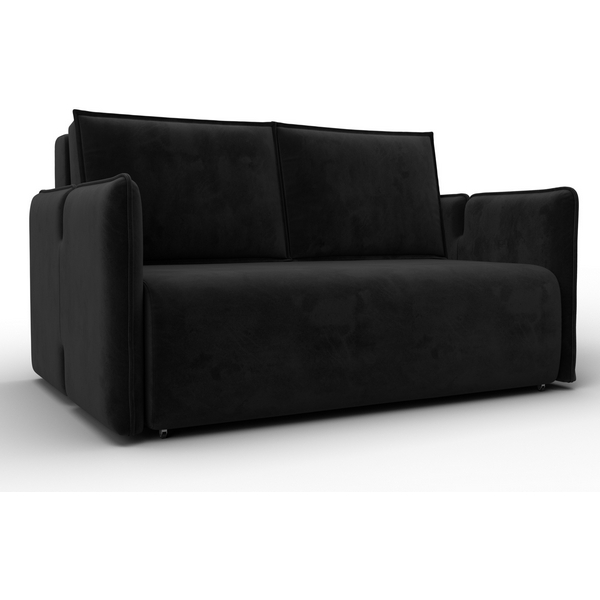 

Диван прямой Лига-117 (ЛДСП,Брус,Фанера,Велюр/Черный) Лига Диванов 137014, Лига-117 137014