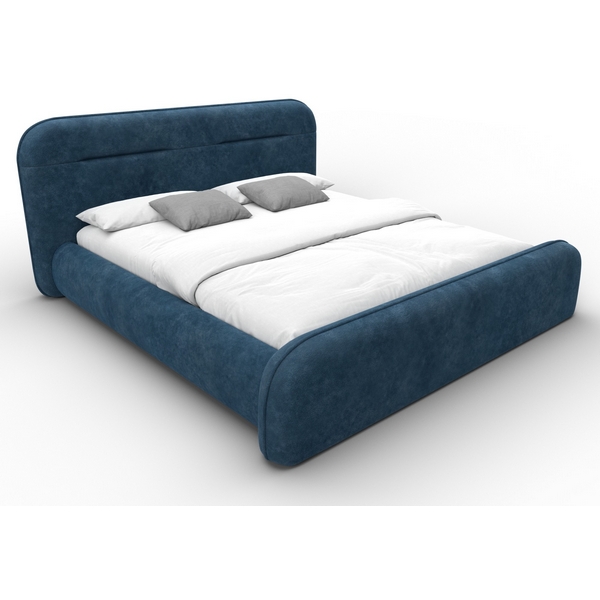 Изображение товара Двуспальная кровать Лига-134 с подъемным механизмом и велюровой обивкой Изображение товара Двуспальная кровать Лига-134 с подъемным механизмом и велюровой обивкой