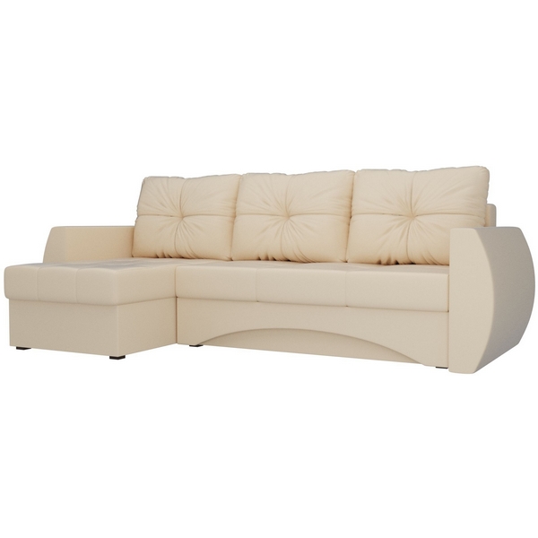 

Угловой диван Сатурн левый (экокожа бежевая) Лига Диванов 27876L, Сатурн 27876L