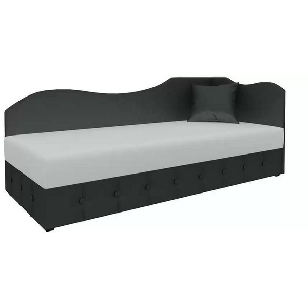 

Диван Тахта (основа экокожа белая, компаньон экокожа черная) Лига Диванов 28275, Черный;белый, Тахта 28275