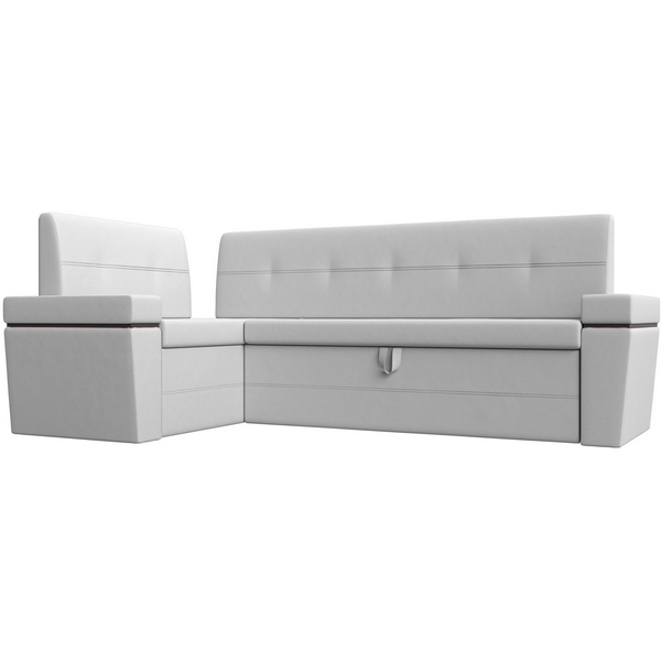 

Кухонный угловой диван Деметра левый (экокожа белая) Лига Диванов 28633L, Белый, Деметра 28633L