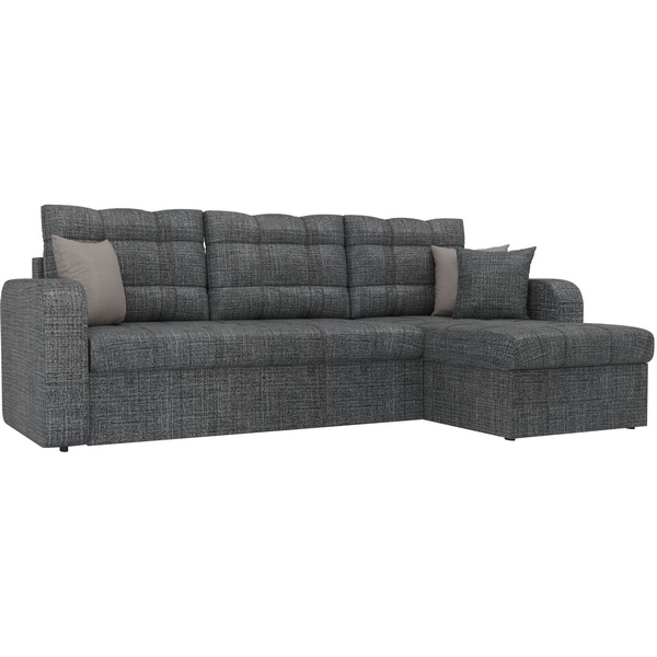 

Угловой диван Ливерпуль правый (рогожка серая) Лига Диванов 29087, Серый, Ливерпуль 29087