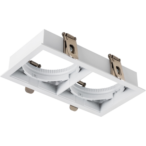 

Рамка двойная квадратная встраиваемая для светодиодных модулей 0750xx Lightstar Stella 075226, Stella 075226