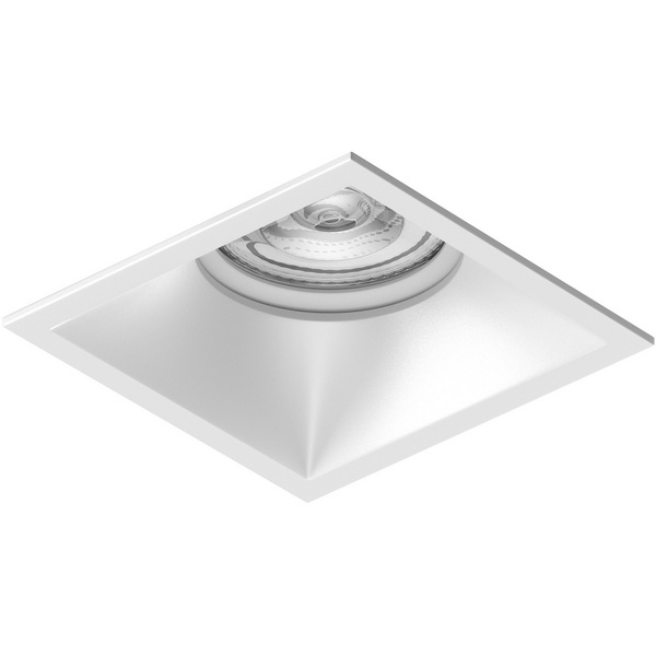 Встраиваемый светильник без источника света в подвесном потолке Lightstar Domino Solo 214506-SOLO