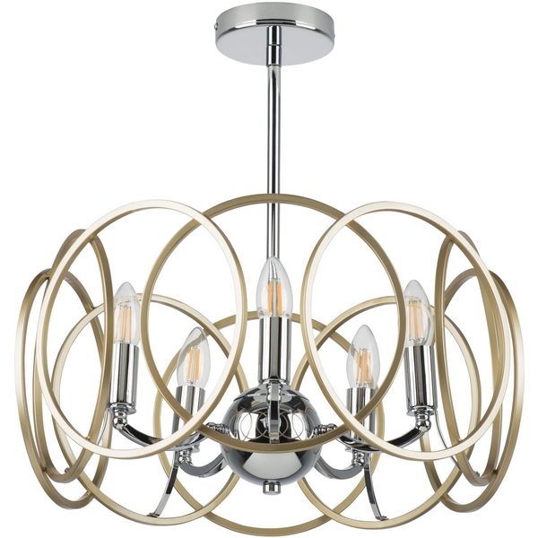 

Потолочная люстра Lightstar REGOLO 713053, Хром;золото, REGOLO 713053