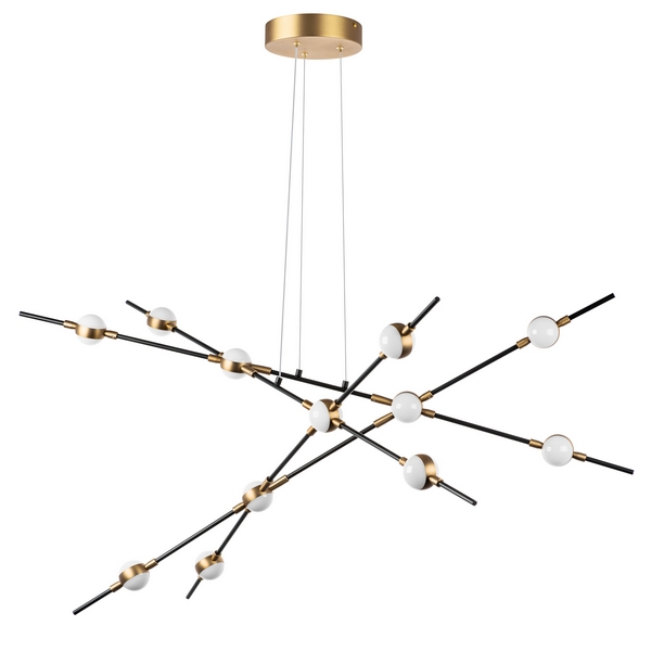 

Подвесная люстра светодиодная Lightstar Bergamo 745247, Золото, Bergamo 745247