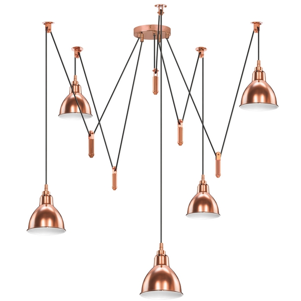 

Подвесной светильник паук Lightstar Acrobata 761053, Медный, Acrobata 761053