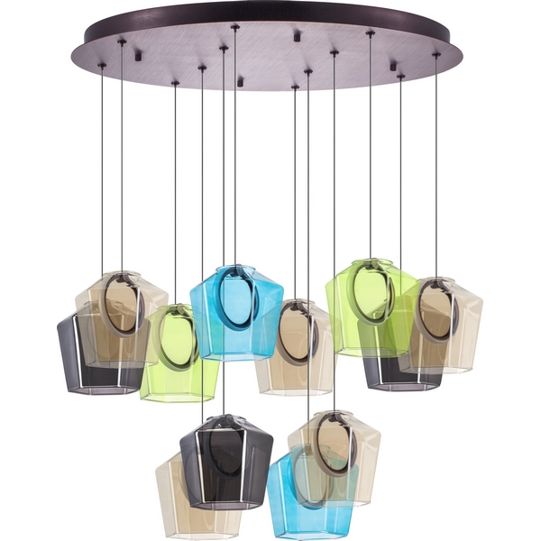 

Потолочная LED люстра каскадная Lightstar Caramello 796329, Голубой, Caramello 796329