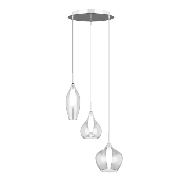 

Каскадный подвесной светильник Lightstar PENTOLA 803051, Серый, PENTOLA 803051
