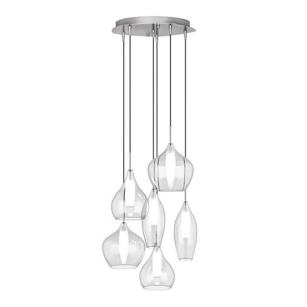 

Каскадный подвесной светильник Lightstar PENTOLA 803061, Хром, PENTOLA 803061