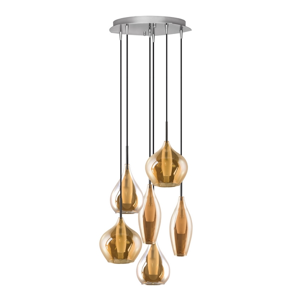 

Каскадный подвесной светильник Lightstar PENTOLA 803063, Желтый, PENTOLA 803063