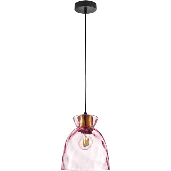 Изображение товара Подвесной светильник Lightstar Nubella 806112 с розовым абажуром и регулировкой высоты