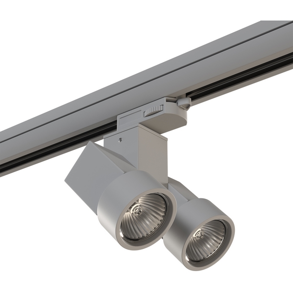 

Трековый светильник трехфазный 220V Illumo X2 A3T051030 (Lightstar), Серый, Illumo X2 A3T051030
