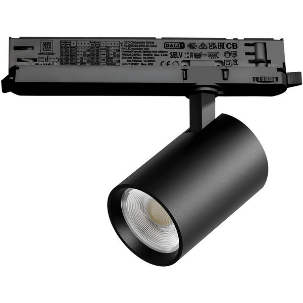 

Трековый светильник трехфазный светодиодный LED 24W 220V с управлением DALI Lightstar Alta Base A5237DALI, Черный, Alta Base A5237DALI