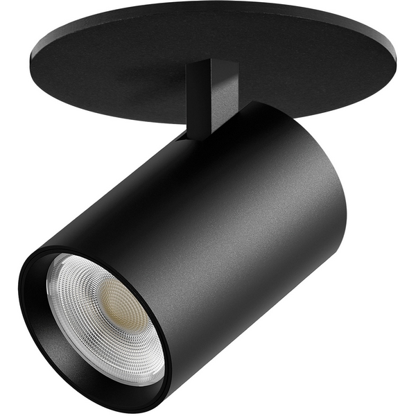 Изображение товара Встраиваемый LED спот Lightstar Alta Base A5237RS 24W теплый свет черный металл