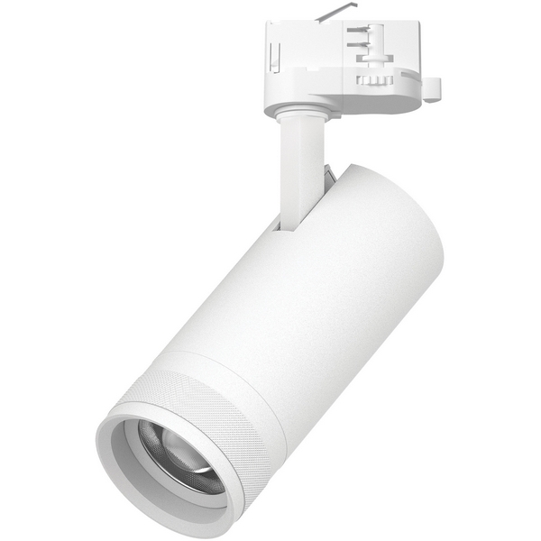 

Трековый светильник трехфазный светодиодный 20W 220V 1400LM 20-55G с адаптером Lightstar Canno Pro C4206QT, Белый, Canno Pro C4206QT