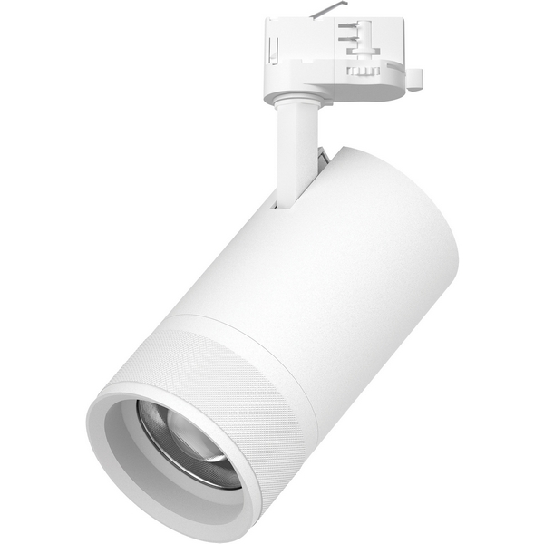 

Трековый светильник трехфазный светодиодный 40W 220V 2800LM 20-55G с адаптером Lightstar Canno Pro C4406QT, Белый, Canno Pro C4406QT