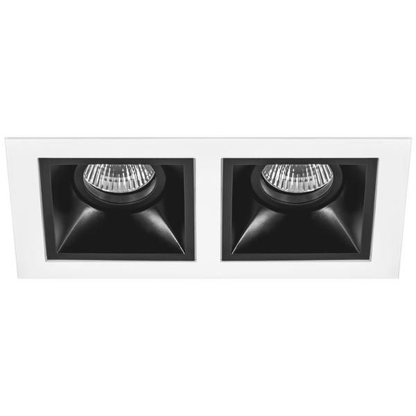

Встраиваемый светильник Lightstar Domino D5260707, Черно-белый, Domino D5260707