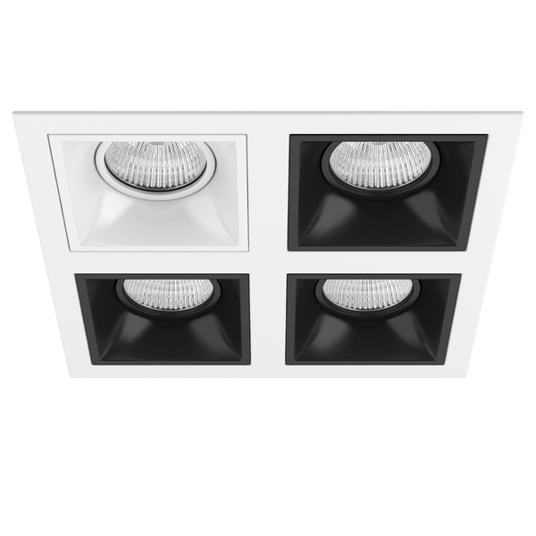 

Встраиваемый светильник Lightstar Domino D54606070707, Черно-белый, Domino D54606070707