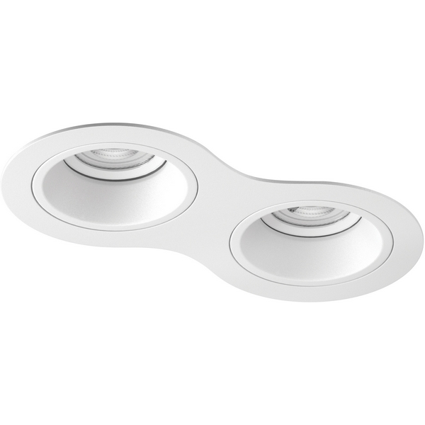 

Встраиваемый светильник под LED модуль/ламп МR16 Lightstar Domino D6260606WMOD, Белый, Domino D6260606WMOD