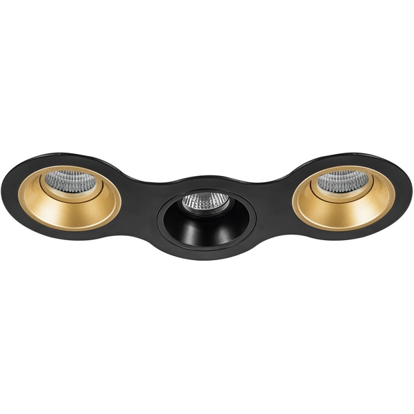 

Встраиваемый светильник (214697+214603+214607+214603) Lightstar Domino D697030703, Черный, Domino D697030703