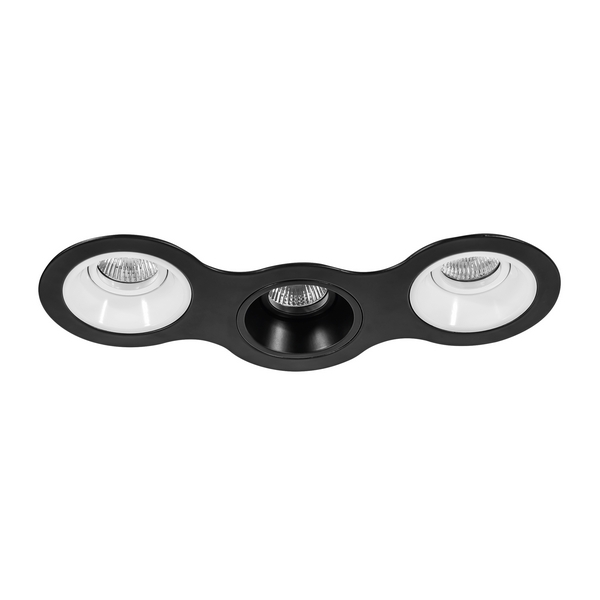 

Встраиваемый светильник Lightstar Domino D697060706, Черно-белый, Domino D697060706