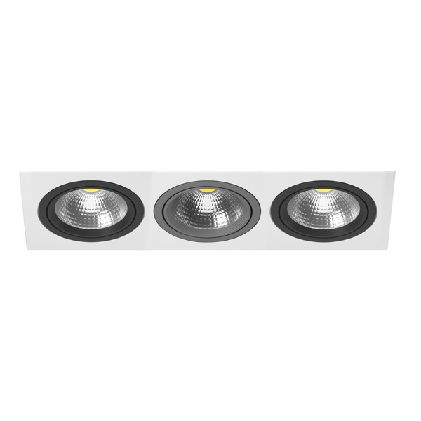 

Встраиваемый светильник Lightstar Intero 111 i836070907, Черно-белый, Intero 111 i836070907