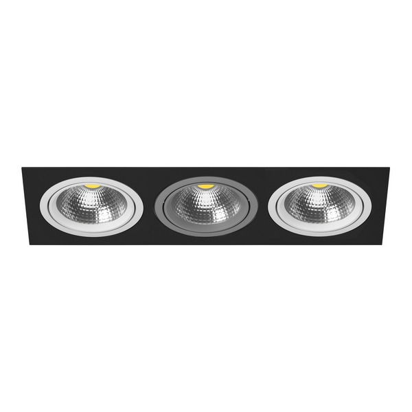 

Встраиваемый светильник Lightstar Intero 111 i837060906, Черно-белый, Intero 111 i837060906
