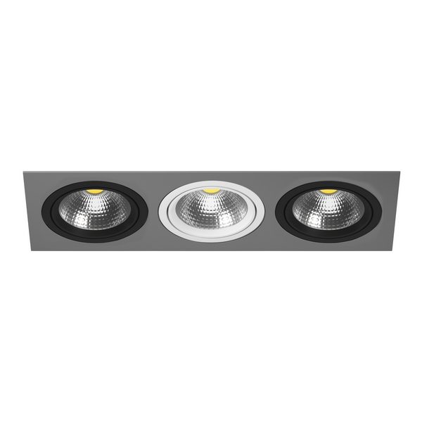 

Встраиваемый светильник Lightstar Intero 111 i839070607, Черно-белый, Intero 111 i839070607