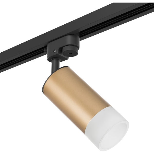 

Трековый светильник однофазный 220V (214440+592057+202431) Lightstar RULLO R1T44031, Золото, RULLO R1T44031