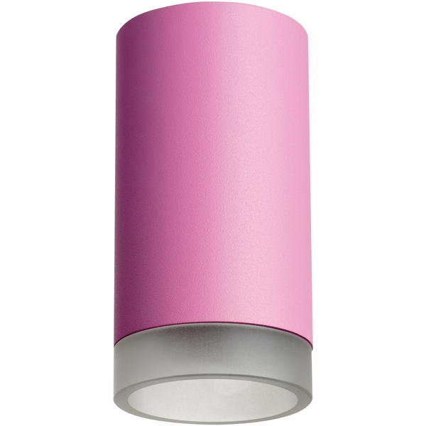 

Точечный накладной светильник (214432+202430) Lightstar RULLO R43230, Розовый, RULLO R43230